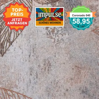 Alt-Text: Farb- und Strukturmuster von Girloon Coronado 040 – strapazierfähiger Objektvelours